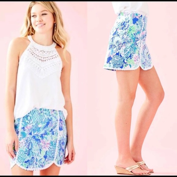 Lilly Pulitzer Dresses & Skirts - FINAL PRICE- Lilly Pulitzer Patty Skort 0 NWT